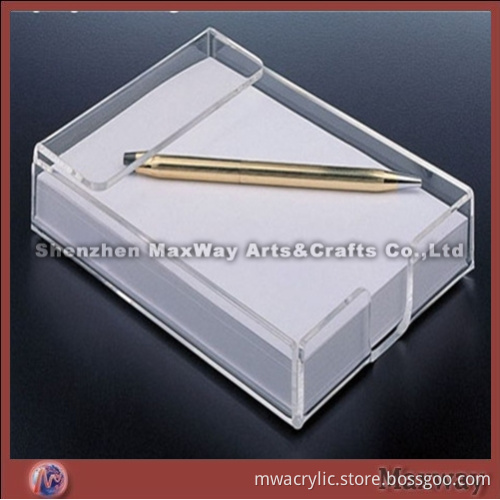 Beautiful acrylic scratchpad container